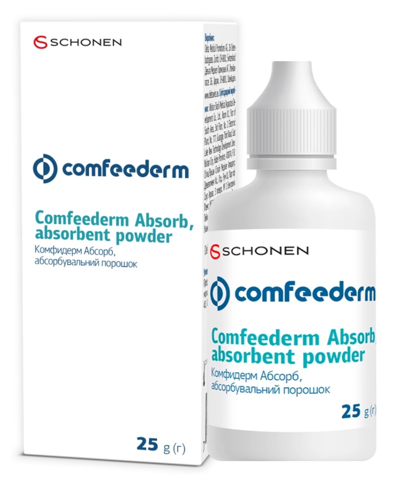 Комфидерм Абсорб, абсорбувальний порошок 25 g (г) №1